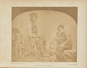 A noitada dos serradores de George N. Barnard