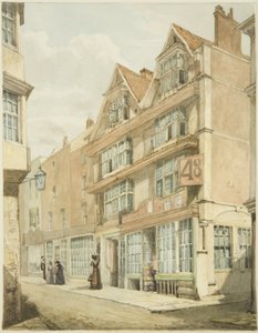 South Side, Wine Street (lápis e aguarela sobre papel)
