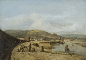 Swansea a partir do West Pier de George Orleans Delamotte