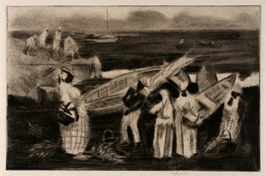 Barcos e nativos