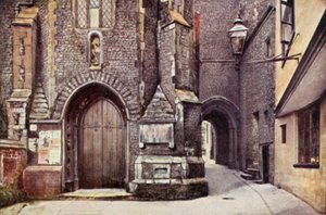 Beco da Igreja de São João Maddermercado (cor litho)