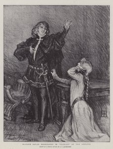 Madame Sarah Bernhardt em Hamlet no Adelphi
