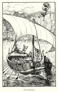 Odyssey: Polifemo (gravura) de George Percy Jacomb Hood