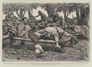 O Cuidado dos Feridos em Omdurman, no Hospital de Campo após o Ataque no Zeriba