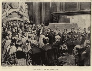 O funeral do senhor Gladstone de George Percy Jacomb Hood