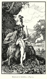 A Ilíada: Boyhood of Achilles (gravura)