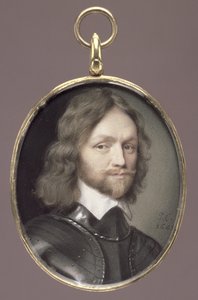General Henry Ireton (1611-51) Parlamentar Geral e Senhor Deputado da Irlanda (wc de velino no cartão)