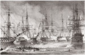 A Batalha Naval de Navarino em 20 de outubro de 1827, 1828