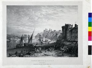 Ponte e Castelo de Conway de George Pickering
