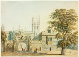 Magdalen College and Tower, Oxford de George Pyne