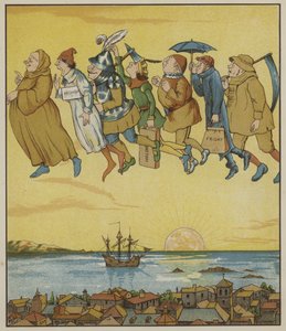 Ilustração para Rumpelstiltskin por The Brothers Grimm