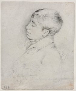 Um retrato de Welby Sherman dormindo em uma cadeira de George Richmond