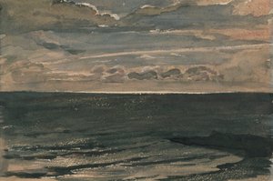 Luar sobre o mar, Broadstairs de George Richmond