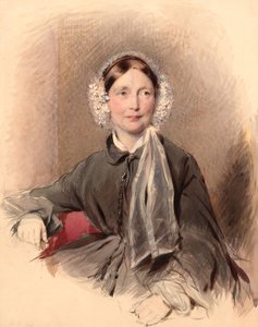Retrato de uma Mulher Desconhecida de George Richmond