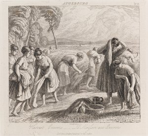 Colheita, Augsbourg, c.1821 (gravura) de George Robert Lewis