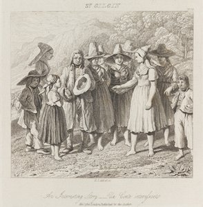 Interesting Story, St. Gilgin, c.1821 (gravura)