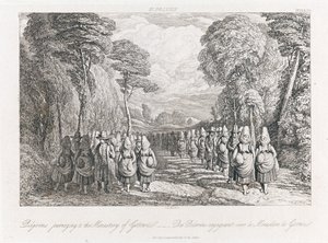 St. Polten - Pilgrims, c.1821 (gravura)