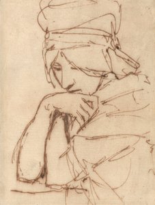 Uma senhora pensativa de George Romney