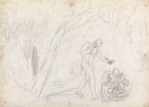 O abandono e o resgate de Perdita, em «A Peça de Inverno» de George Romney