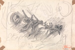 Atacar os demónios por causa da tentação de Cristo de George Romney