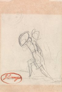 Figura de carregamento com escudo de George Romney