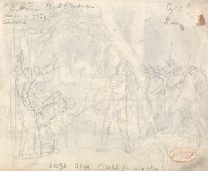 Composição de figuras clássicas de George Romney