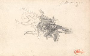 Demónios para a tentação de Cristo de George Romney