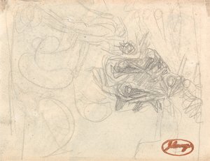 Demónios para a tentação de Cristo de George Romney
