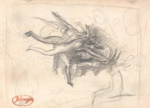 Demónios para a tentação de Cristo de George Romney