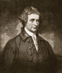Edmund Burke, ilustração de &39;História Ilustrada de Cassell da Inglaterra&39; (foto sépia) de George Romney