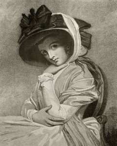 Emma, Lady Hamilton, gravada por John Jones, de "The Print-Collector&39;s Handbook", de Alfred Whitman, publicado por George Bell und Sons, 1901 de George Romney