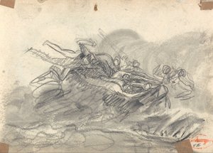 Fiends for the Temptation of Christ de George Romney