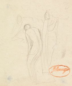 Estudo de Composição da Figura 1 de George Romney