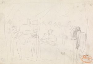 Estudo de Composição da Figura 35 de George Romney