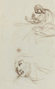 Estudos de Figuras [verso] de George Romney