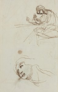 Estudos de Figuras [verso] de George Romney