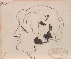 Cabeça de um homem de George Romney
