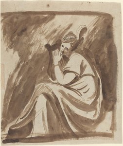 Lady Hamilton a tocar lira de George Romney