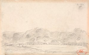 Paisagem, possivelmente terramoto de George Romney