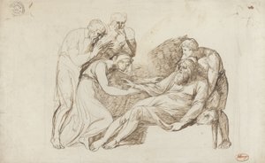 Lear Awakened por Cordelia de George Romney
