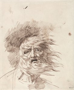 "Lear in the Storm", Rei Lear, Ato III, Cena II de George Romney