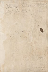 Notas do manuscrito de George Romney