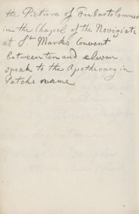 Notas do manuscrito de George Romney