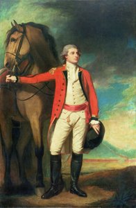 Retrato do major-general James Hartley, em uniforme do capitão do exército de Bombaim de George Romney