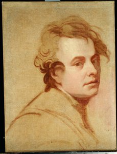 Retrato do artista, comprimento do busto de George Romney