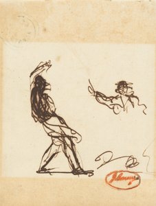 Talvez «A Descida de Odin» ou «Bolingbroke e a Aparição» de George Romney
