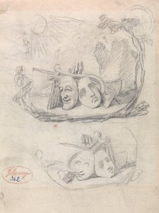 Richard Cumberland Frontispício de George Romney