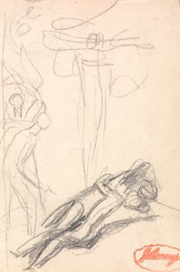Satanás surpreendido com a orelha de Eva de George Romney