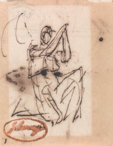 Figura clássica sentada de George Romney