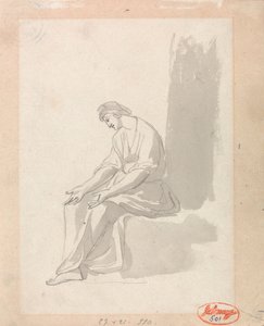 Mulher Sentada de George Romney